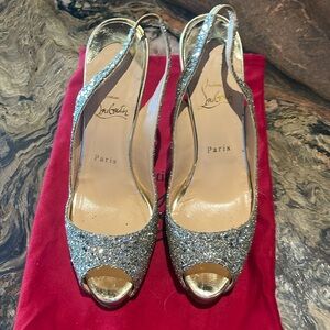 Christian Louboutin NoPrive 120 Glitter Stilettos